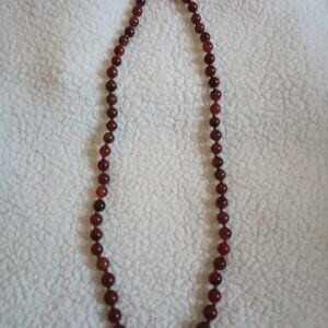 13 in faux stone bead necklace